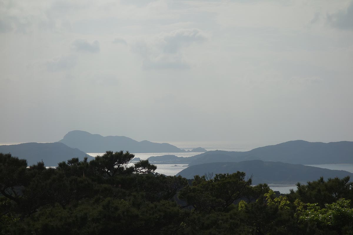 西展望台の眺め 渡嘉敷島