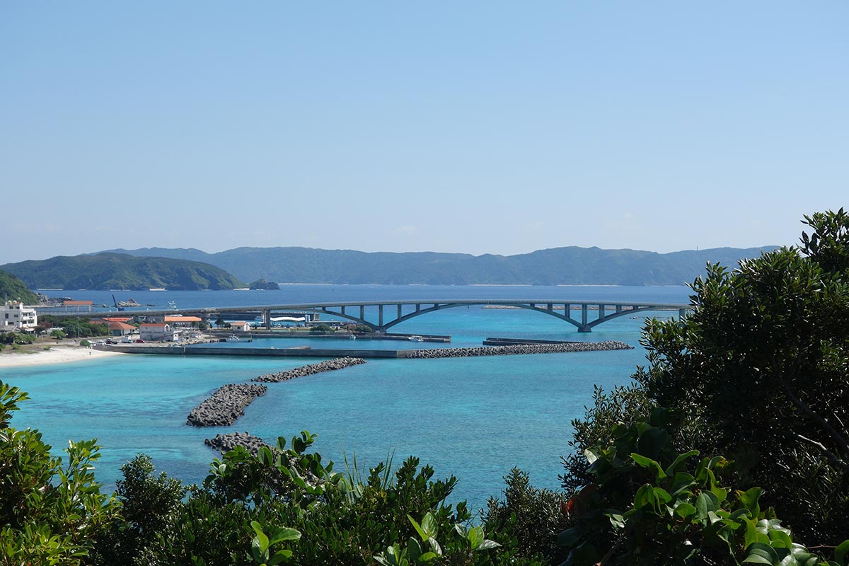 天城展望台からの眺め 阿嘉島
