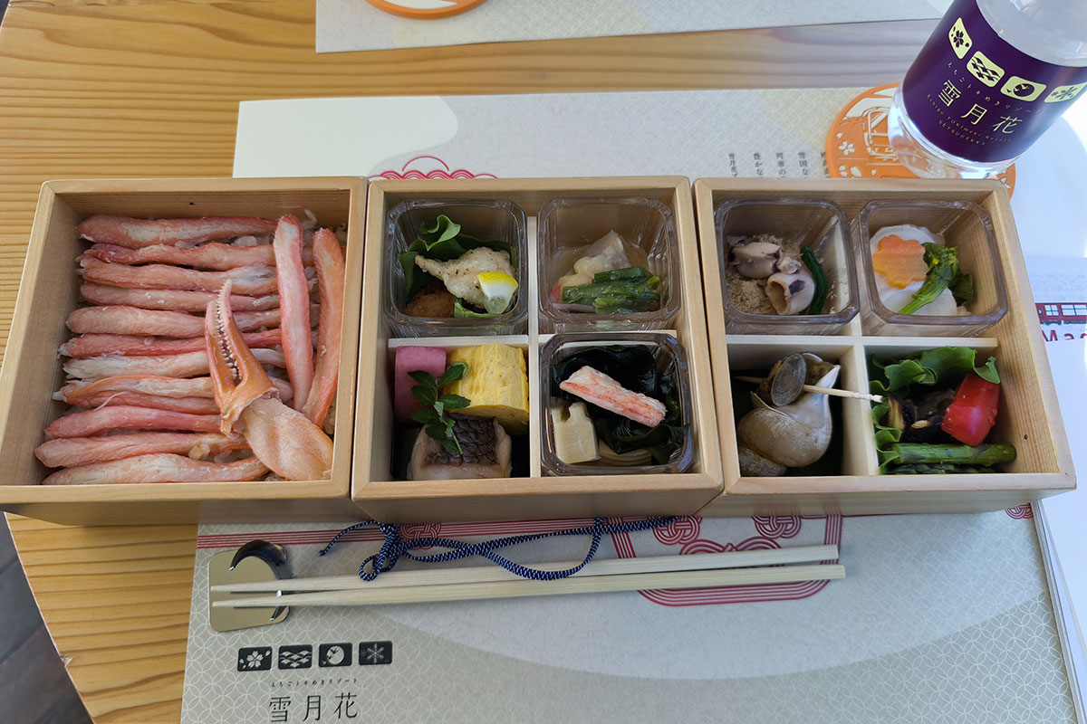 雪月花の昼食