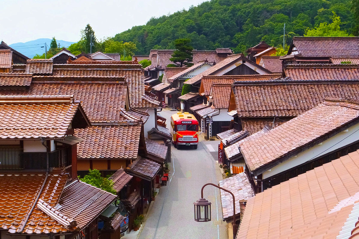 吹屋ふるさと村の町並み1　©岡山県観光連盟