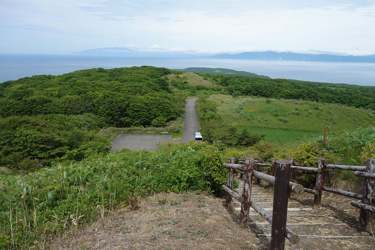 球島山展望台の眺め