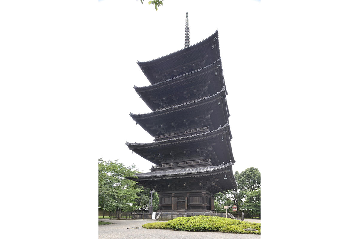 東寺 五重塔 外観　写真提供：公益社団法人京都市観光協会