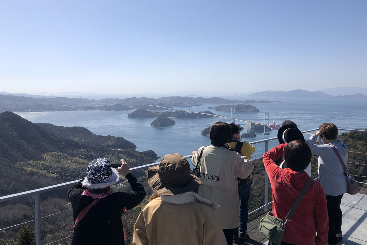 しまなみ海道のハイライト亀老山展望公園