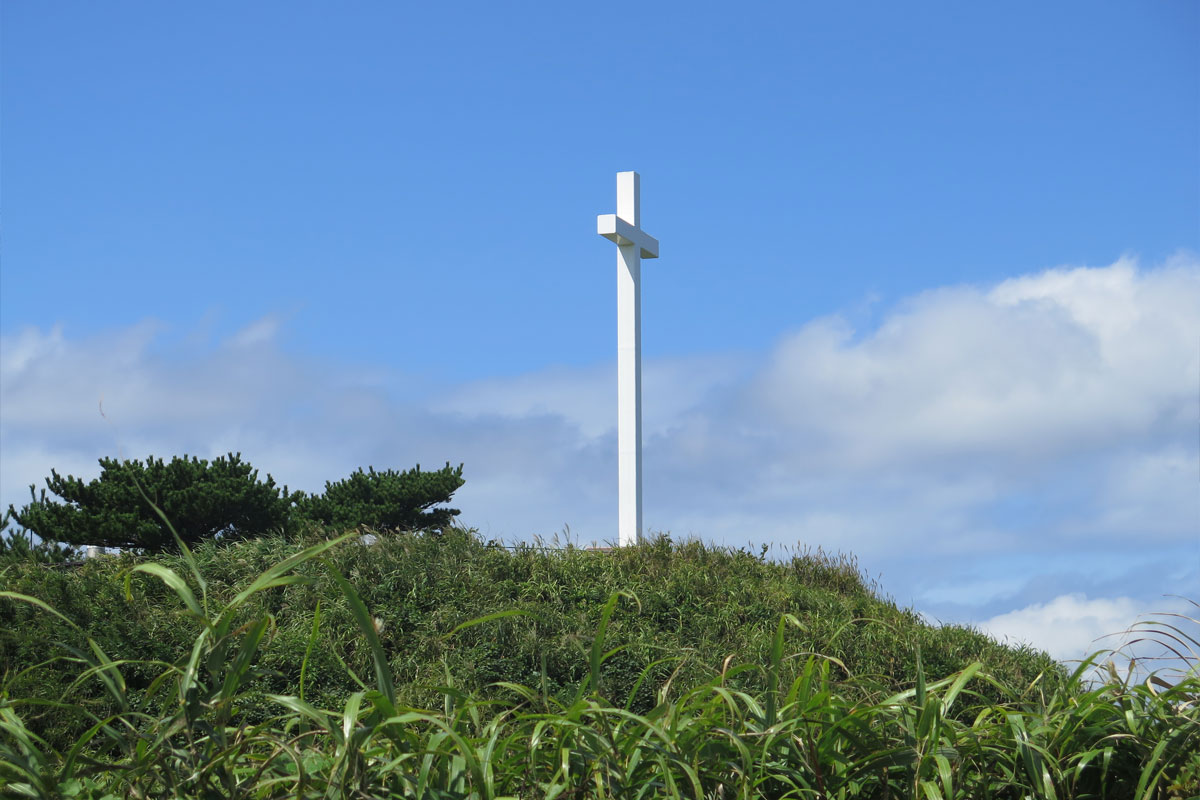 ジュリアの十字架 神津島観光協会提供