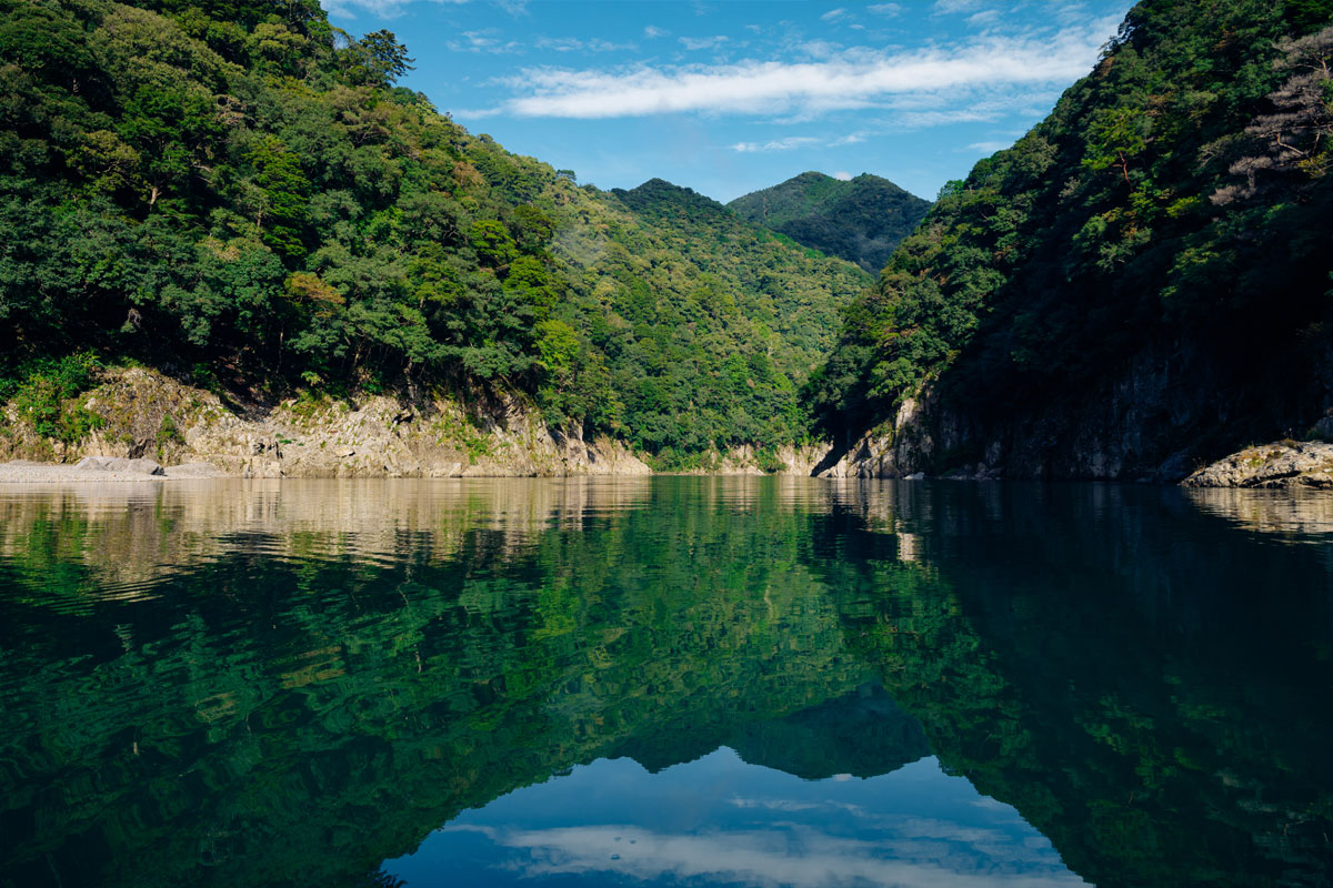 瀞峡　写真提供：十津川村観光協会