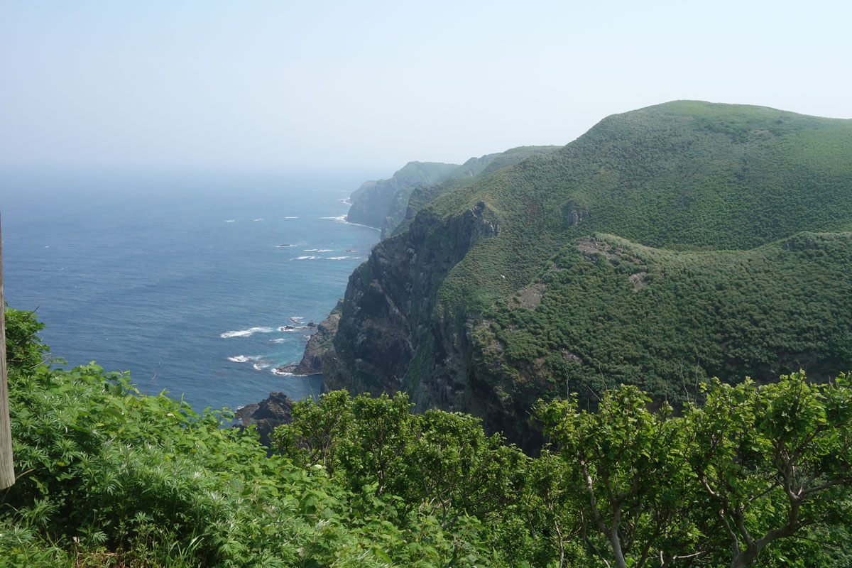 天売島　海鳥観察舎からの眺め