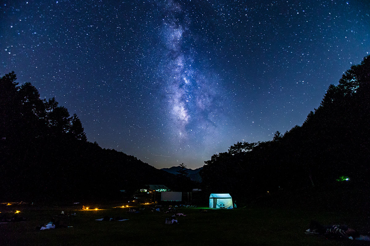 阿智村の星空（イメージ）Ⓒ2012 STAR VILLAGE ACHI