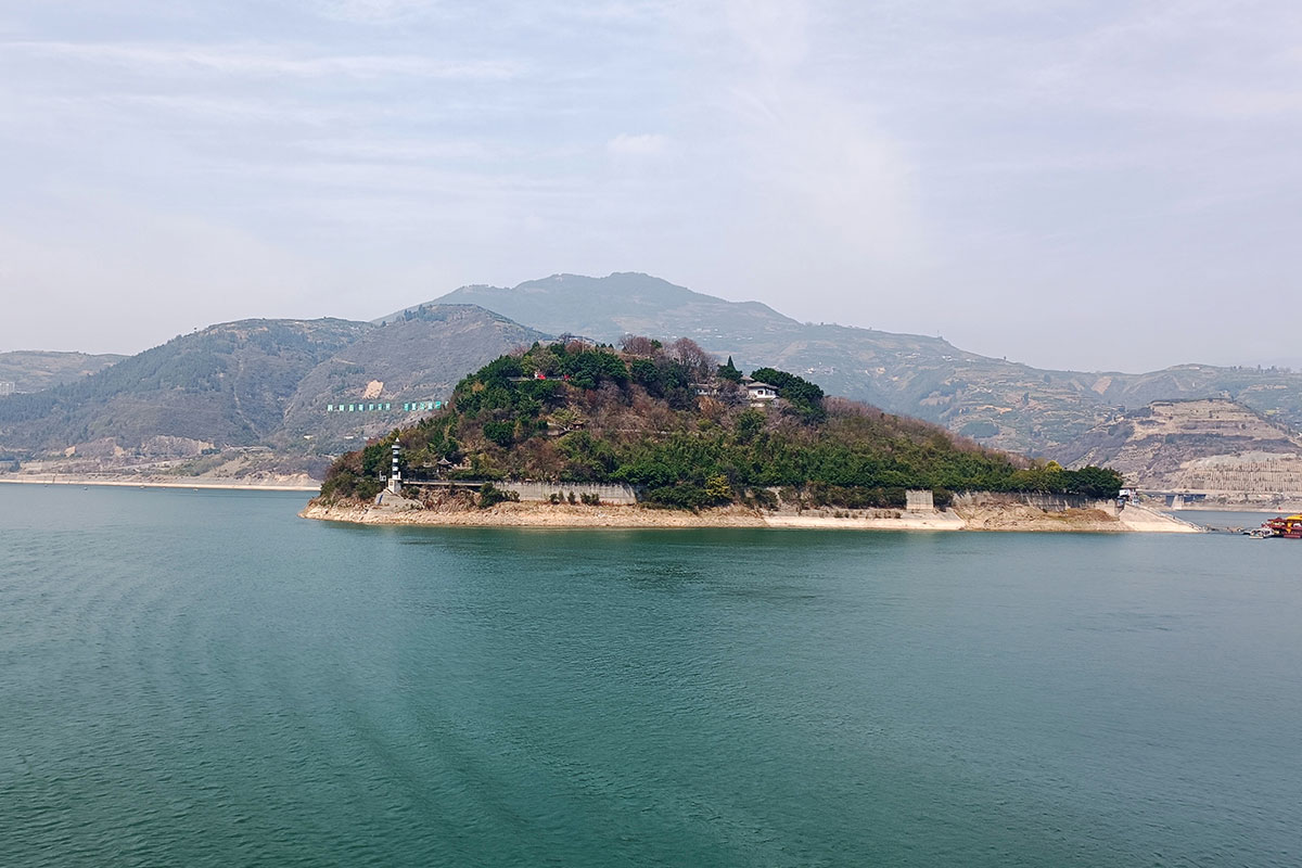 白帝城全景