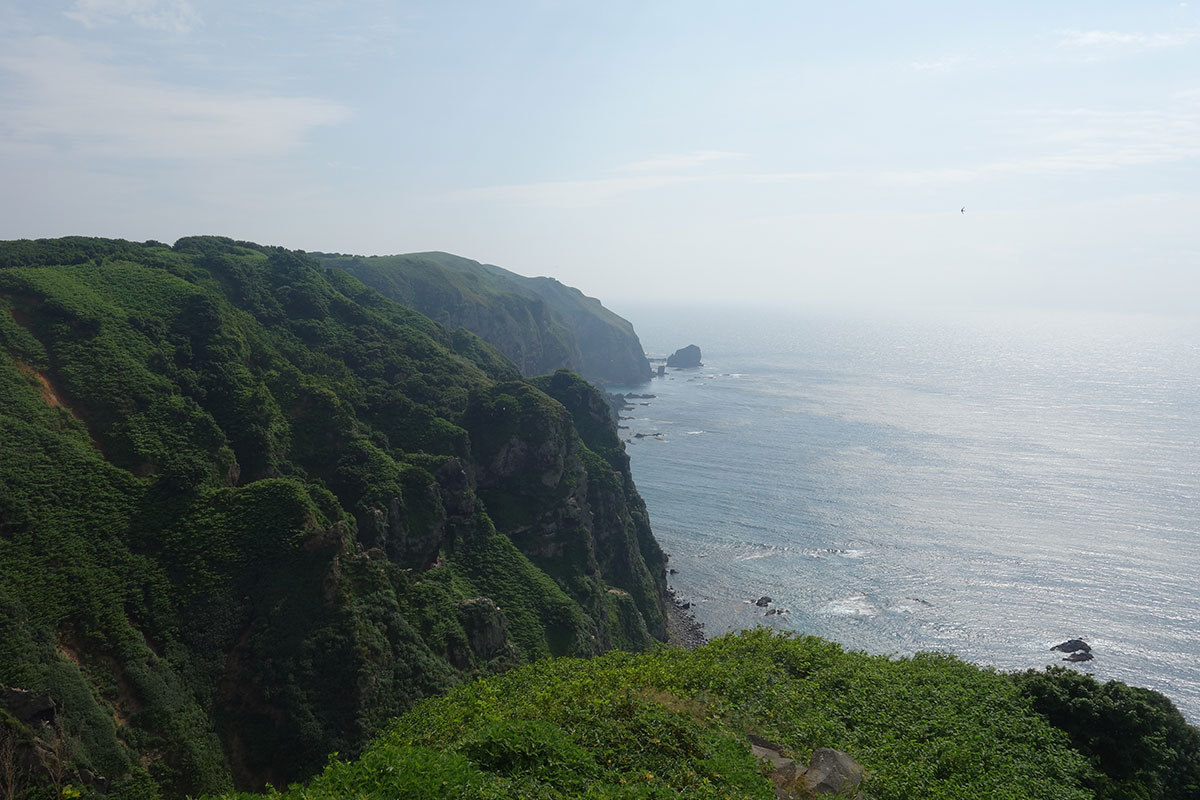 天売島　観音岬展望台からの眺め