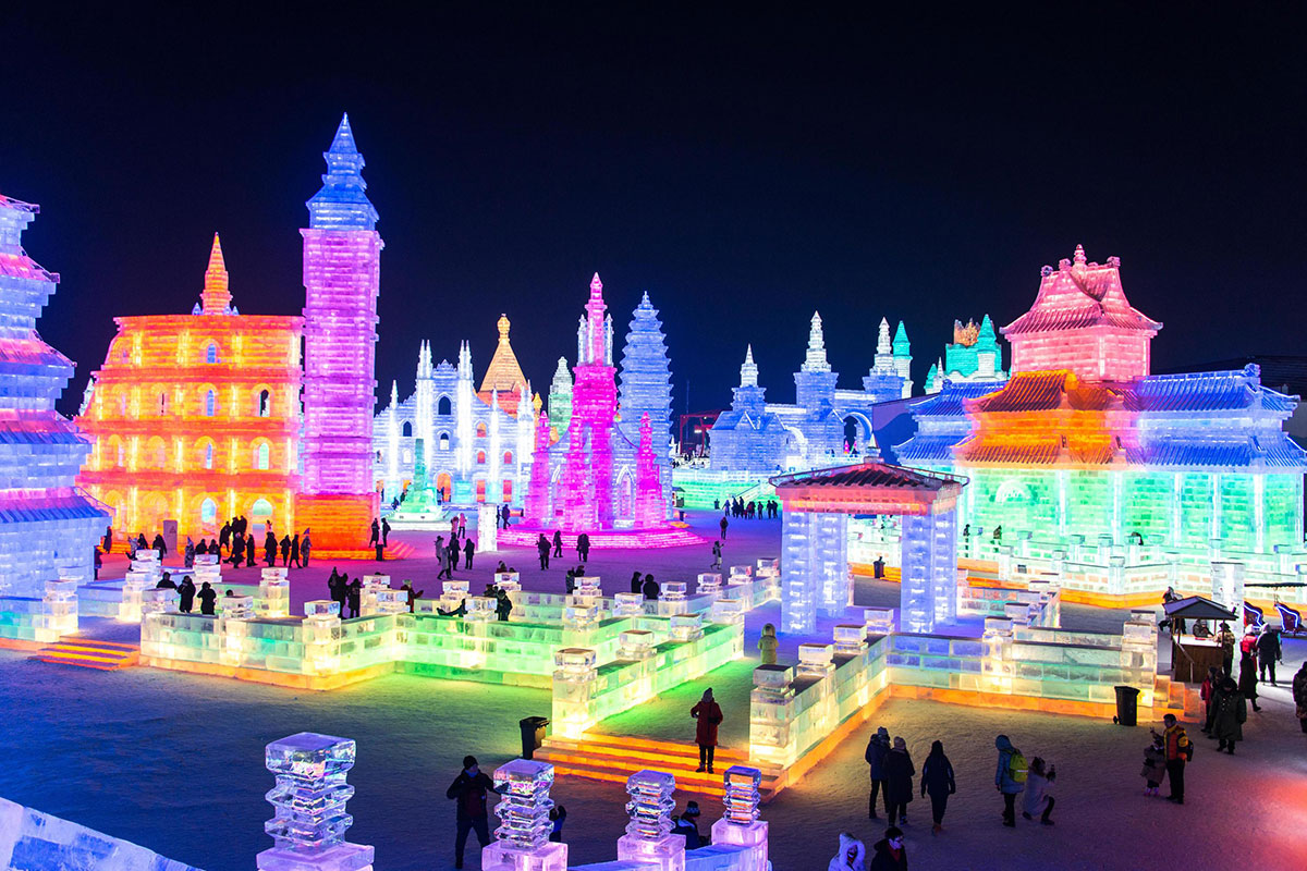 氷祭り最大の会場　氷雪大世界