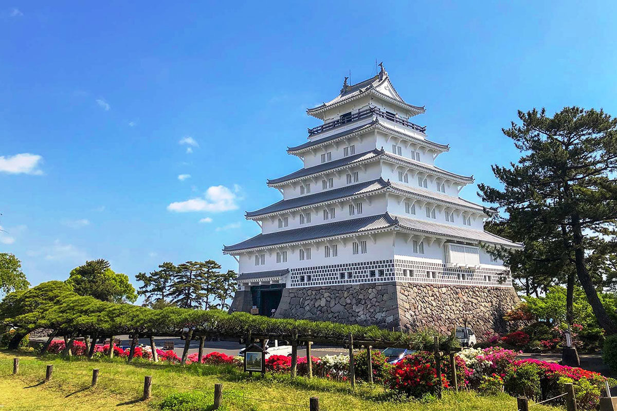 修復工事が終わった島原城