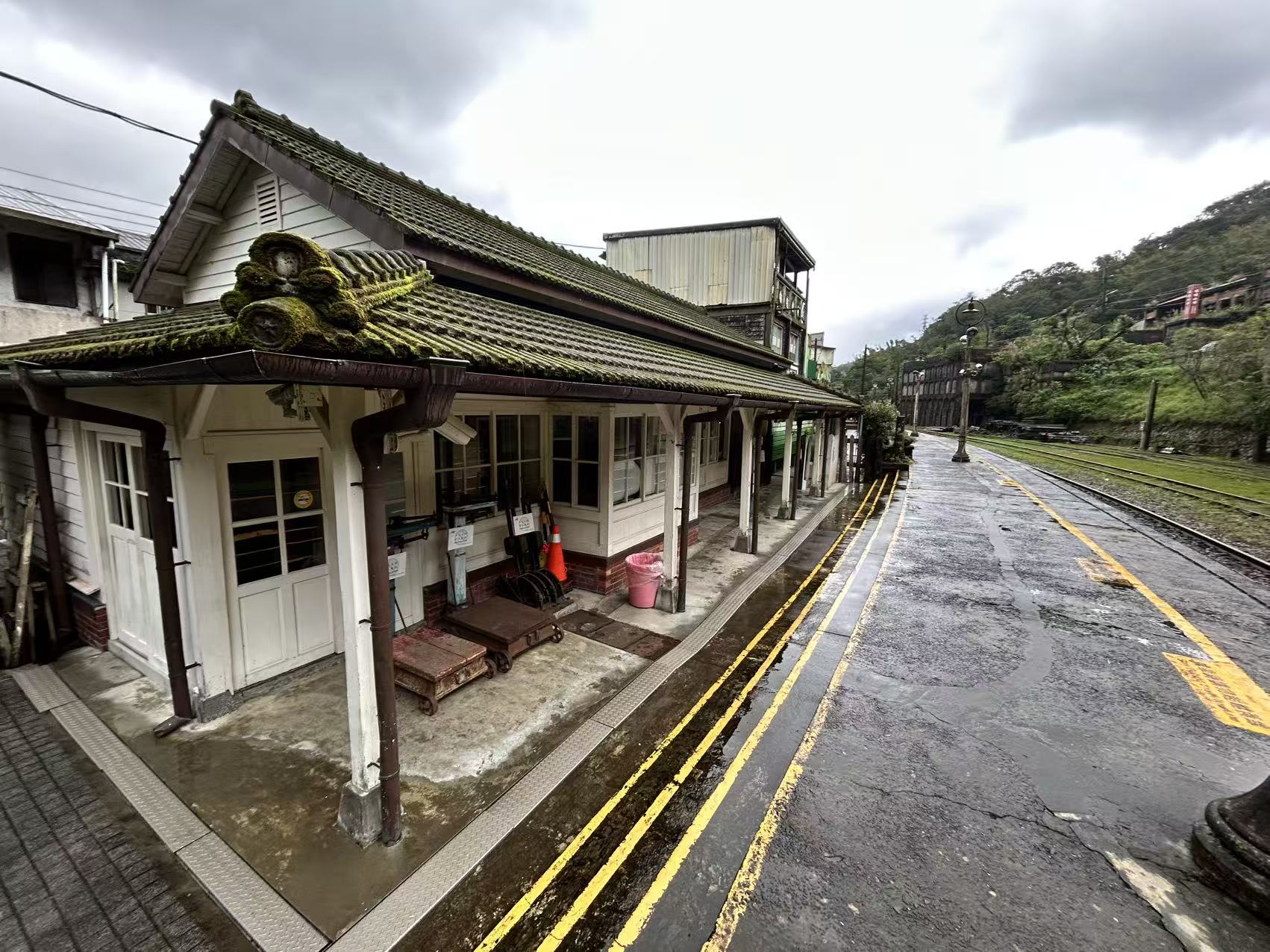 平渓線の日本時代の駅舎