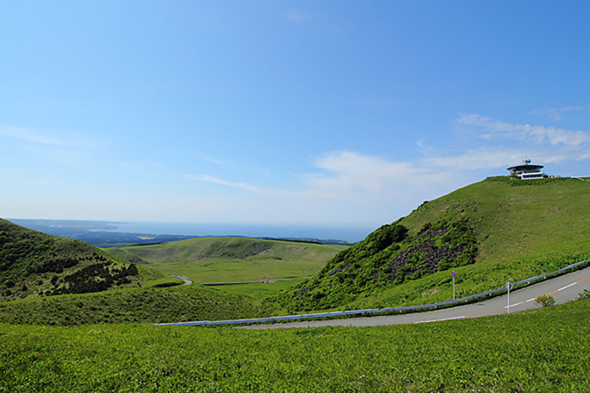 男鹿半島　寒風山