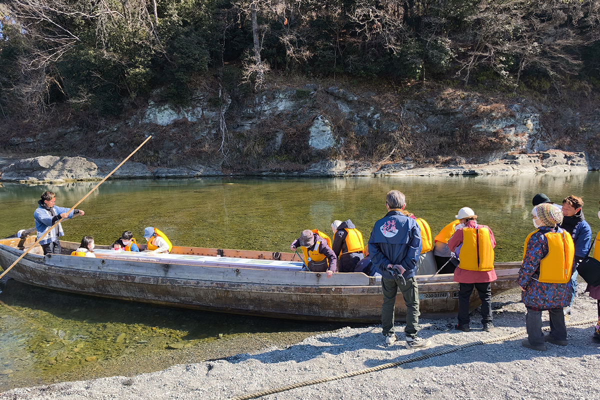 長瀞岩畳こたつ船その１