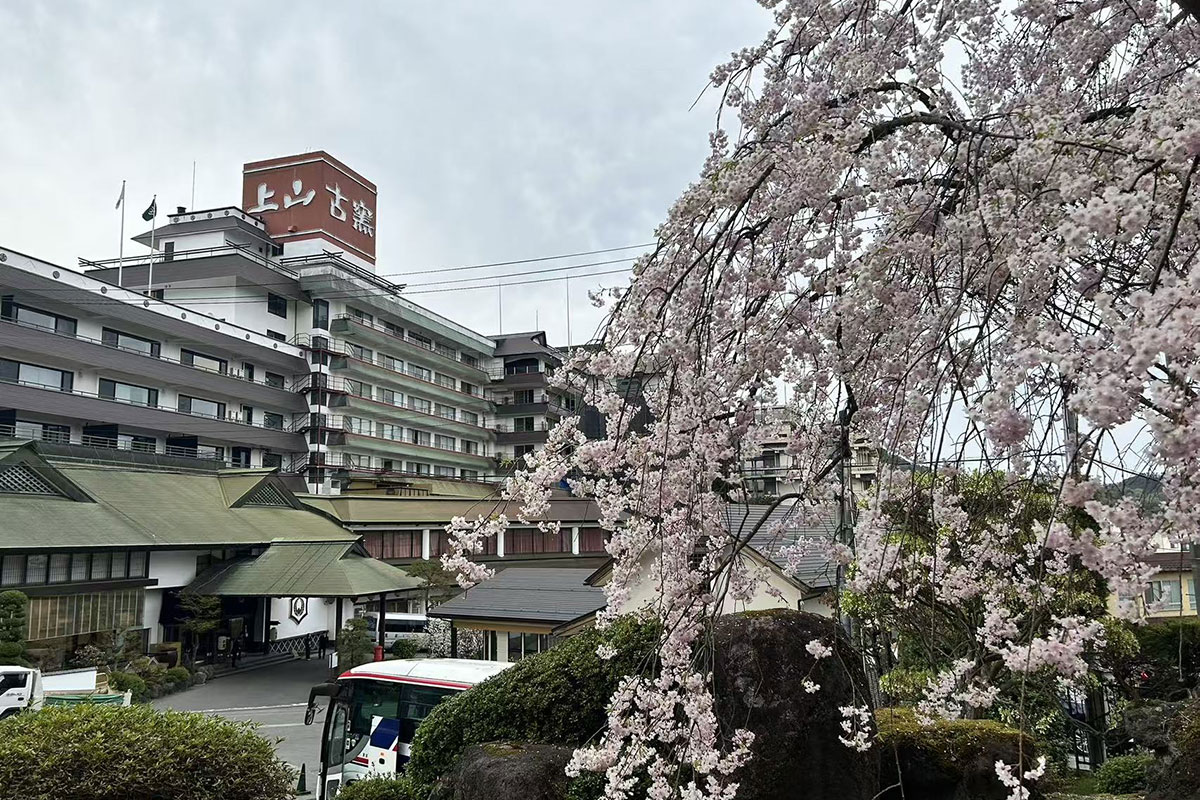 宿泊したかみのやま温泉　日本の宿　古窯