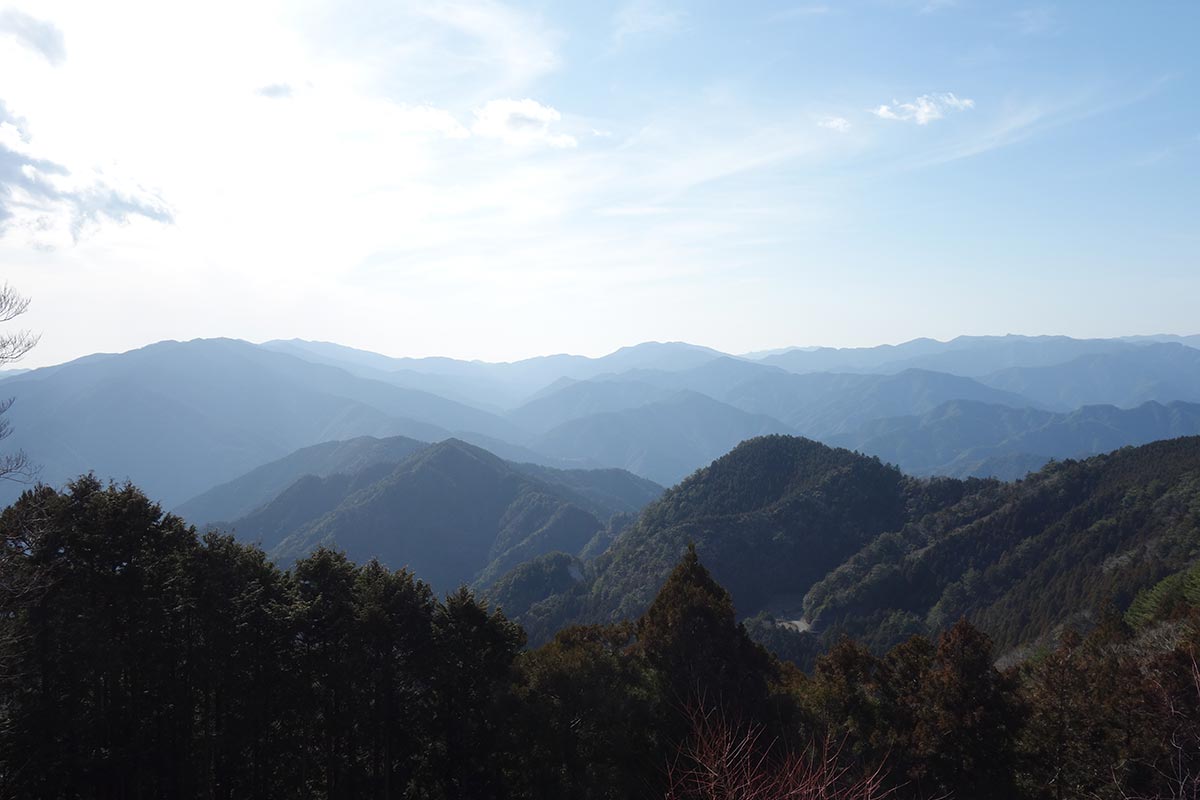 玉置山展望台からの眺め