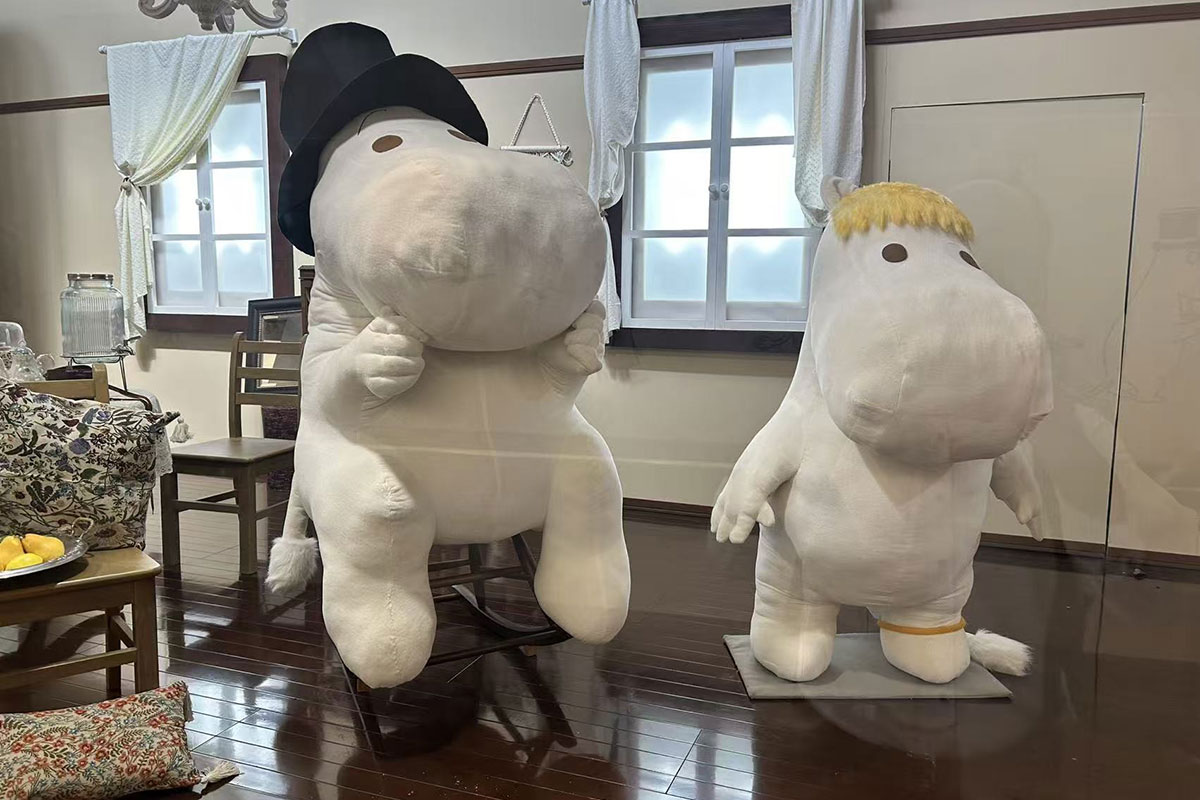 今治　タオル美術館　タオルでできたムーミン