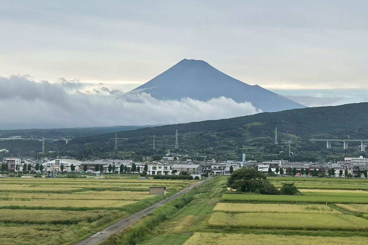 帰りの富士山