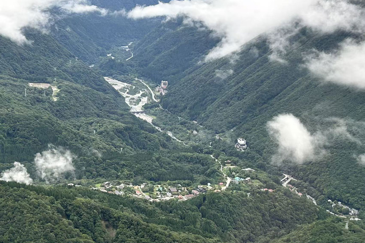 新穂高ロープ―ウェイからの景色